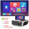 Touyinger L7 ledde Native 1080p Projector Full HD Mini Brands USB Beamer 5000 Lumens Android 71 WiFi Bluetooth för hemmabio 231018