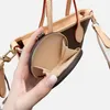 Mode classique sac à main femmes sacs à main en cuir femmes bandoulière VINTAGE pochette fourre-tout épaule gaufrage sacs de messager M46705 sacs à main en toile