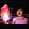 Party Favor LED Light Up Cotton Candy Cones Colorf Glowing Marshmallow Sticks Imperméable Glow Stick Fy5031 Drop Livraison Accueil Garde Dh2Yc