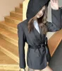 Blazer da donna firmati di abbigliamento occidentale Lettere in tessuto Cappotto capispalla di lusso autunnale Stampa casual Abito da donna alla moda S-L