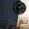 Orologi da parete Orologio per la lettura notturna con lancette scure luminose Camera da letto per anziani minimalista e di facile lettura