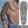 5PC Tatuajes temporales Manga del brazo grande Tatuaje Lucifer Ángel Águila Impermeable Tatto Etiqueta Hell Satan Body Art Full Fake Tatoo Mujeres Hombres 231018