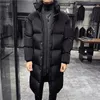 Men's Down Parkas Winter Large 5XL Jacket Mid Length Cotton Coat 2023 Fashion Brand Clothing Hooded High Quality Windproof Casual Parka 231018