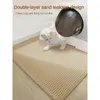 Lits pour chats, meubles, tapis de litière, accessoires, Double couche, antidérapant, grande boîte pour animaux de compagnie, filtre, résistant à l'usure, 231017