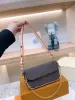 Women Designer Messenger Bag Wallet على سلسلة الكتف Lvy Levy Leather Crossbody أكياس كلاسيكية Lady Lady Metis حقيبة اليد