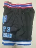 Just Don XS-XXXL Bryant Basketball Shorts Team Hip Pop Pant With Pocket Zipper Sweatpants Classic Vintage Breathable Gym Training Beach Short