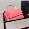 10a Top Designer Coco Griff Frauen Kreuzkörper Cf Bag Crossbody Handtaschen Geldbörse SEHRE KAVIAR -Lederkette 28 cm Schulterhandtaschen Messengerbeutel