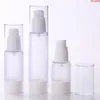 Novo 15ml 30ml 50ml Fosco Bomba Airless Garrafa de Vácuo Artigos de Higiene Pessoal Viagem Recipiente Cosmético Recarregável Dispensador de Plástico Garrafasgoods Cspgm