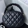 C Gold-Ball Çantalar Moda Yeni Çantalar Zincir Deri Deri Crossbody Bag Klasik Yumuşak ve Konforlu Çanta Lüks Tasarımcı Dairesel çantalar Louisvuitton Bag Lc 17