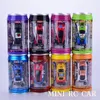 Diecast Model 8 Style Coke Can 1 63 Mini Drift RC LED Light Radio Remote Control Micro Racing Car Kid S Desktop Toys Gifts 231017