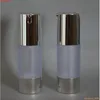 Empty Frosted Airless Lotion Cream Pump Plastic Container 15ml/30ml/50ml Cosmetic Bottle Dispenser Travel #37goods Uoiev Plswc