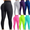 Lu Lu Yoga Abiti a vita alta tiktok Colorato increspato Scrunch Butt Lifting Fitness Bottino stretto Pantaloni da allenamento elasticizzati Culo grosso Leggings sportivi Lemonnn