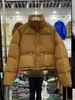 Новинка 2023 года, однотонное женское короткое повседневное короткое пальто с хлопковой подкладкой, корейская версия, маленькое толстое пальто с воротником-стойкой