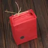Красный упаковочный пакет для риса из крафт-бумаги Упаковка для чая картонный бумажный пакет/свадебный пакет из крафт-бумаги Стоячая упаковочная сумка для хранения продуктов LX0832