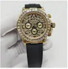 New arrival Designer Fully Automatic Watch 41mm Men's Luxury Tiger Print dial Folding buckle sapphire glass