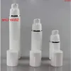 15/30/50ml lege airless flessen zilver/goud/rosé gouden lijn plastic behandeling pomp reizen cosmetische lotion fles 10pcs/lotgoods Xrnvd