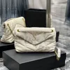 3 dimensioni lettere in metallo borse imbottite loulou Donna uomo pecora Borsa da sera firmata in vera pelle Borsa tote di lusso pochette a tracolla moda borse a tracolla oro