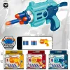 New Pistol Boy Soft Bullet Toy Gun Model Firing Air Fake Gun Plastic Foam Dart Blaster For Child Kid Outdoor Game