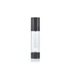 new 15ml 30ml 50ml black airless pump bottle empty,30 ml plastic airless Refillable Bottles Xeolt