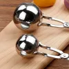 Stainless Steel Meat Ball Maker Tools Metal Kitchen Meatball Spoon Fried Shrimp Potato Meatballs Production Mold Household Meats Tool TH1174