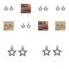 Charms 200 Teile/los Alte Silber Legierung Star Charms Anhänger Für DIY Schmuck Machen Erkenntnisse 17,5X14 Mm Schmuck Schmuck Erkenntnisse Komponente Dhdom