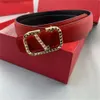 Designer Valantinos Belt Nytt 2,3 cm bältesmode trend mångsidig tunna bältesstudentklänningsbyxor Bälte mer färg Valentine