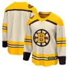 63 Brad Marchand Camisas do 100º Centenário David Pastrnak Milan Lucic Linus Ullmark Patrice Bergeron Pavel Zacha Jeremy SwaymanJake DeBrusk Charlie Coyle Bobby Orr