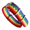 50 Pezzi Bracciale Arcobaleno LGBT Amore Lesbiche Gay Pride Polsino Genderqueer Bisessuale Pansessuale Asessuale 220414300a