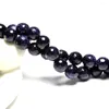 Beads Wholesale Faceted Blue Sand Stone Natural For Jewelry Making DIY Bracelet Necklace 4/6/8/10/12 Mm Strand 15''