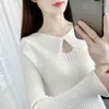 Frauen Pullover Großhandel Top 2023 Langarm Pullover Slim Fit Innen Tragen Dünne Westlichen Stil Herbst Unterhemd