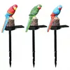 Piece Solar Parrot Light Outdoor LED Stake Patio Lawn Decoration Modeling