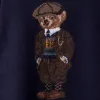 RL Bear – pull tricoté à manches longues pour homme et femme, vêtement décontracté, à la mode, manteau en laine, nouvelle collection hiver 2023