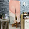 Gordijn abstracte kunst Japanse deur 3D gedrukt schilderij Noren deuropening keuken entree partitie draperen split hangend half gordijn