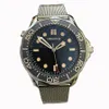 MM nttd Time Watch No Die Men Watches Automatyczny ruch mechaniczny Montre de Luxe Limited James Bond Nato M Straży