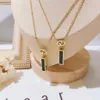 Luxury Jewelry Necklaces Designer Pendant Necklace Fashion Designer Style Design For Girls International Brand Premium Gift Campus2641