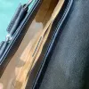 5a hochwertige Horsebit-Ketten-Umhängetasche aus echtem Leder für Damen, Hobos-Handtaschen, Geldbörse, Unterarm-Paket, innen, modische Buchstaben, silberfarbene Hardware, 27 cm