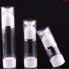 15ml 30ml 50ml Viagem Plástico Transparente Mini Bomba de Vácuo Vaso Prata Linha Vazia Garrafas Recarregáveis Portáteis Garrafas Airless Rsrdq