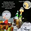 Objets décoratifs Figurines LED bouteille de vin lampe tactile gradation barre table portable sans fil en métal veilleuse USB rechargeable salle à manger décor 231017