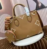 ONTHEGO Tote Designer Women Small Tote Onthego Eather Crossbody Fashion Makeup Purse Large Shopping Bags Leather Bag 10a Quality