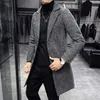 Misto lana da uomo Uomo Trench invernale Cappotti lunghi Slim Fit Casual Business Più spesso Caldo Taglia 5XL safewfb 231017