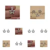 Charms 200 Teile/los Alte Silber Legierung Star Charms Anhänger Für DIY Schmuck Machen Erkenntnisse 17,5X14 Mm Schmuck Schmuck Erkenntnisse Komponente Dhdom