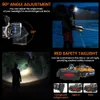 Outdoor Gadgets Super bright LED Headlamp With 8*LED Bulbs 5000 lumen Waterproof Outdoor LED Headlight Lightweight materials Comfortable to wear 231018