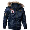 Vestes homme Hommes Bomber veste hiver Parkas armée Style militaire moto veste hommes pilote veste manteau Cargo vol manteau mâle pardessus 231017