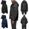 7A Kalite Mirası Parka Siyah Etiket Erkek Kadınlar Parkas Ceketler Down Parkas Ceketler Kış Sıcak Açık Puffer Hommes Bodywarmer Palto S-3XL