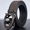 Belts Luxury Work Business Women Metal C Automatic Buckle High Quality Leather Belt For Men Casual Strap