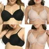 Reggiseni da donna di grandi dimensioni 34 36 38 40 B C D E F G H I J Reggiseno sexy non imbottito con coppe e ferretto217Z