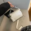Designer Handbag Handbag Trendy feminino nova bolsa de moda versátil cadeia de lingge ombro único