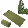 Sleeping Bags Portable Fleece Liner Sleeping Bags Outdoor Camping Tent Bed Travel Warm Sleeping Bag Liner Camping sport Accessories 231018