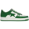 2024 Ny produkt Bapesta Designer för Mens Womes BAPE STA Casual Shoes Shark Star SK8 BAPED PATENT LÄDER SVART VIT BLÅ MEN KVINNOR