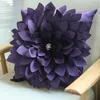Kussen 3D Handgemaakte Diamanten Bloemen Cover MET Innerlijke Home Decor Wit Ivoor Roze Decoratie